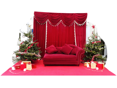 stand-decoration-noel-arbre-papa-pere-noel-fete-fin-annee